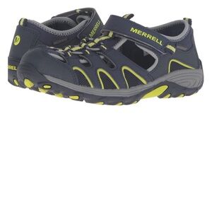 Merrell Kid's Hydro H2O Hiker Sandal Sport Little Kid Size 13 Navy/Lime